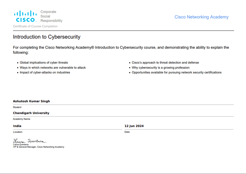 Cisco Cybersecurity Essentials